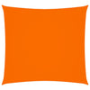 vidaXL Zonnescherm vierkant 3,6x3,6 m oxford stof oranje