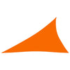 vidaXL Zonnescherm driehoekig 4x5x6,4 m oxford stof oranje