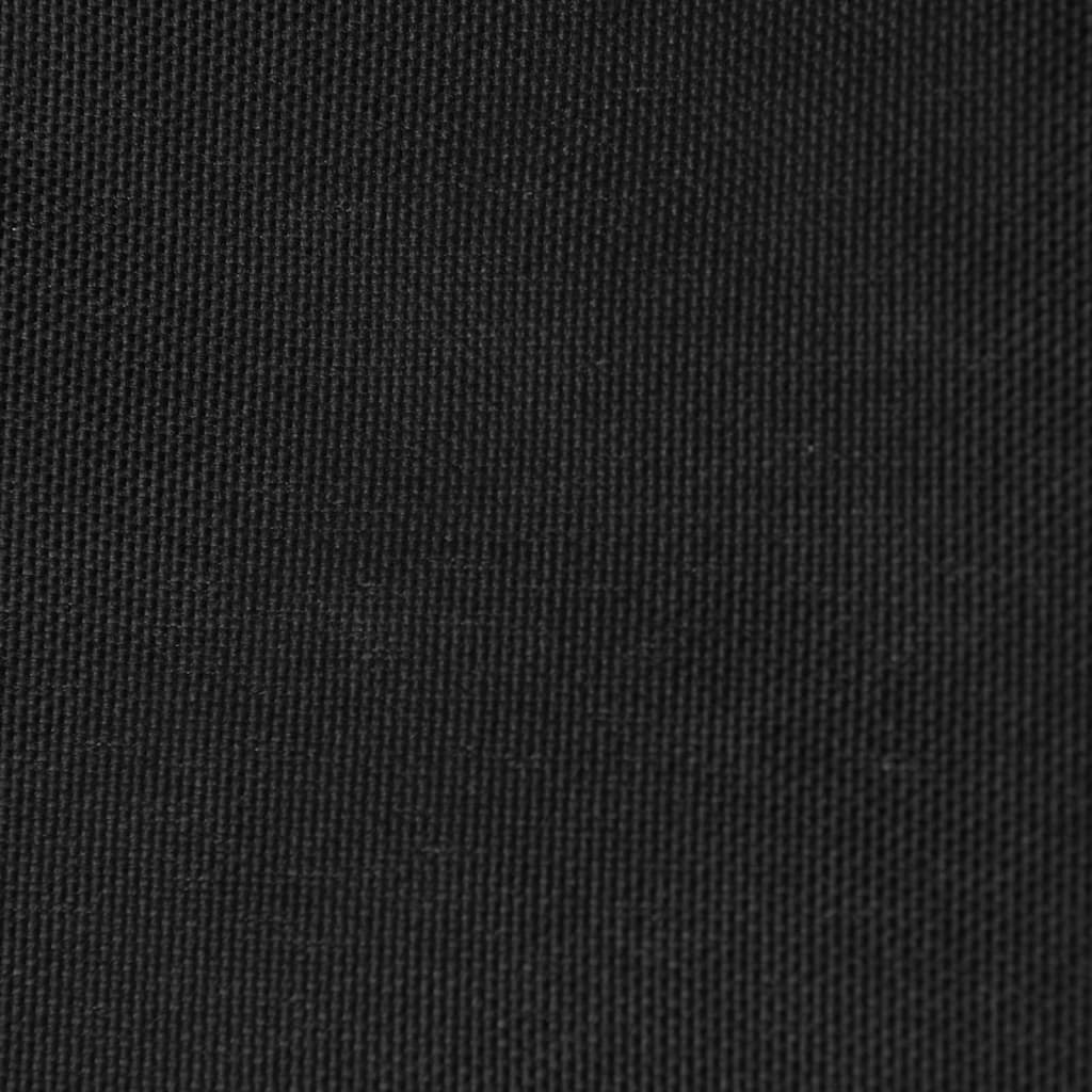 Kleur: zwart Materiaal: PU-gecoat oxford stof Afmetingen: 2 x 2,5 m (L x B) Vorm: rechthoekig Waterbestendig Uv-beschermend Roestvrijstalen bevestigingsmiddelen op elke hoek Inclusief 4 x 1,5 m PE touw
