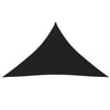 vidaXL Zonnescherm driehoekig 3,5x3,5x4,9 m oxford stof zwart