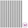 vidaXL Trampolinepaalhoezen 12 st 92,5 cm schuim grijs